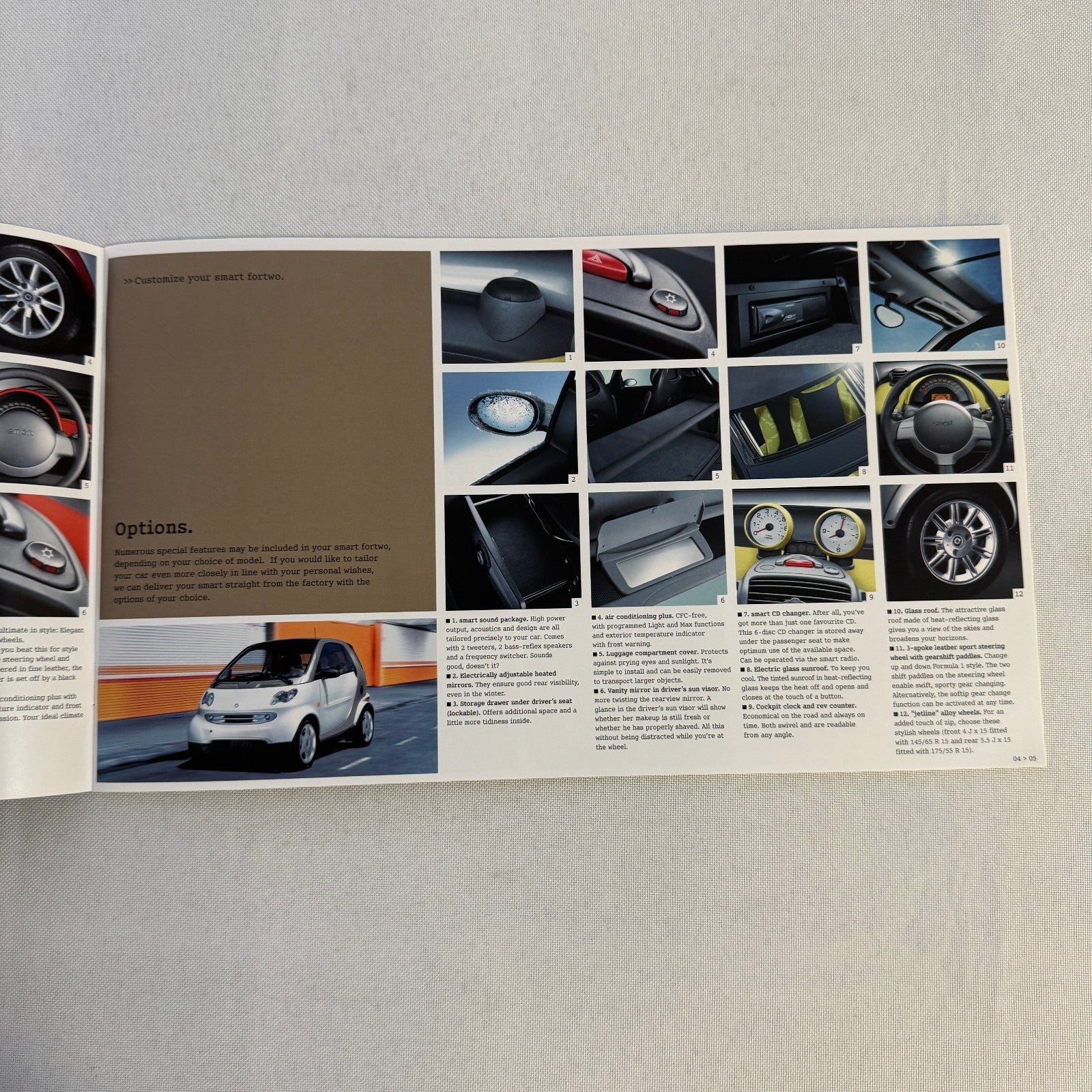 2006 Smart Fortwo Coupe and Fortwo Cabriolet CDI car Sales Brochure Catalog