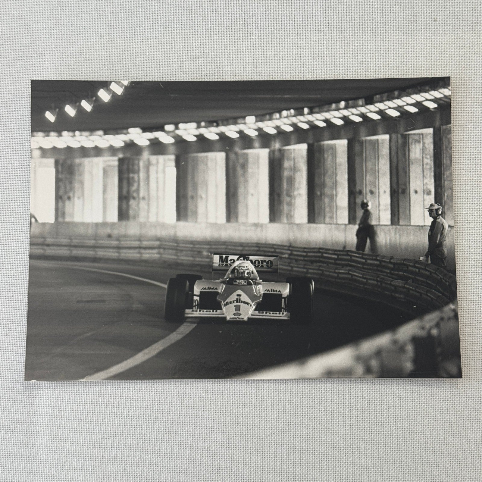 Alain Prost McLaren F1 Monaco Grand Prix Racing Photo Photograph Print Vintage