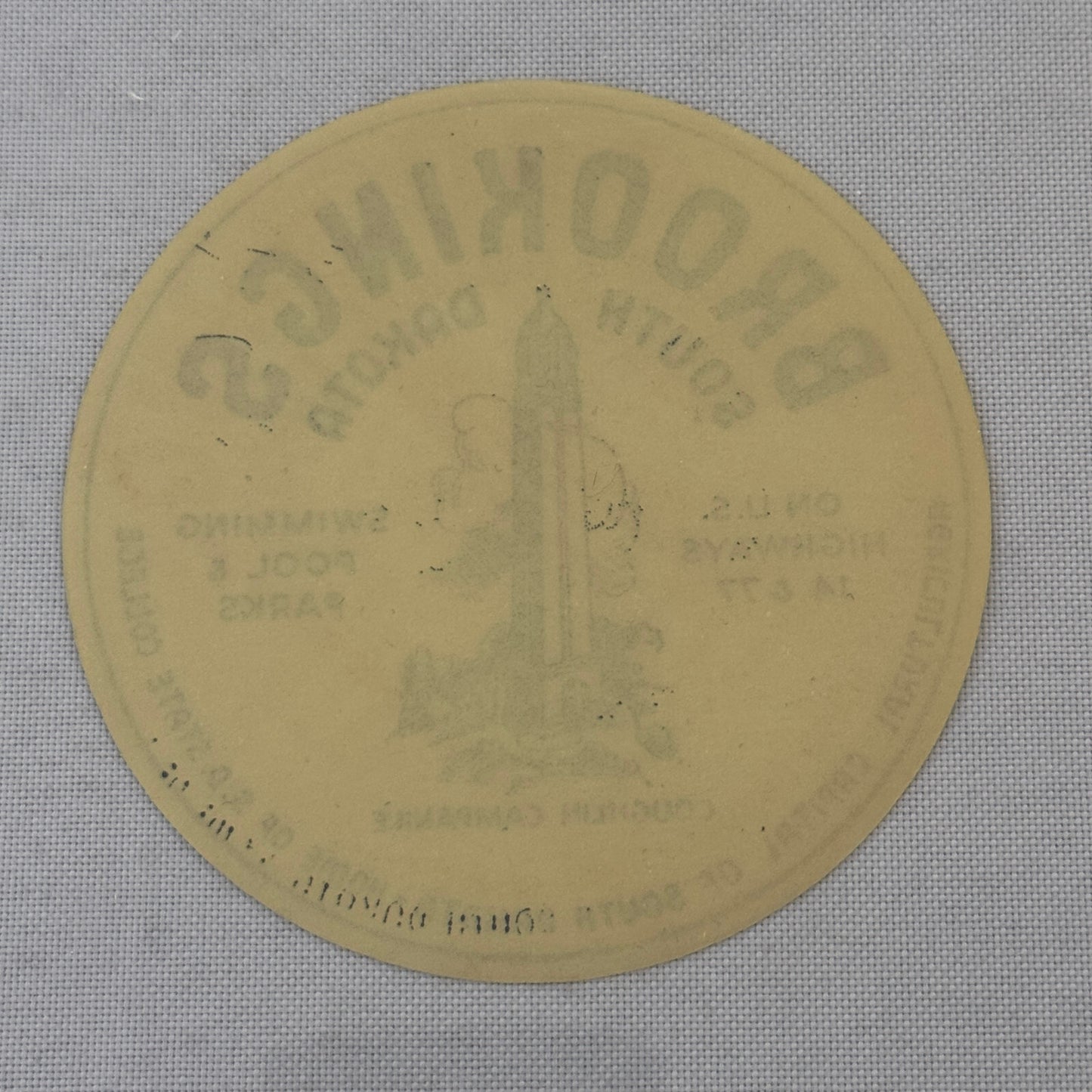 Vintage Hotel Travel Label Brookings South Carolina