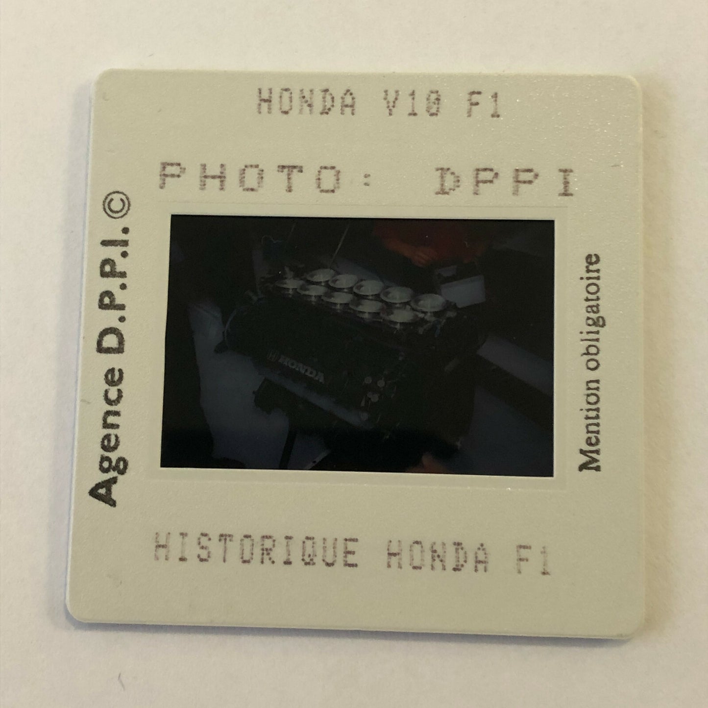 Honda Racing V10 Formula One Engine DPPI 35MM Press Photo Slide F1 Racing