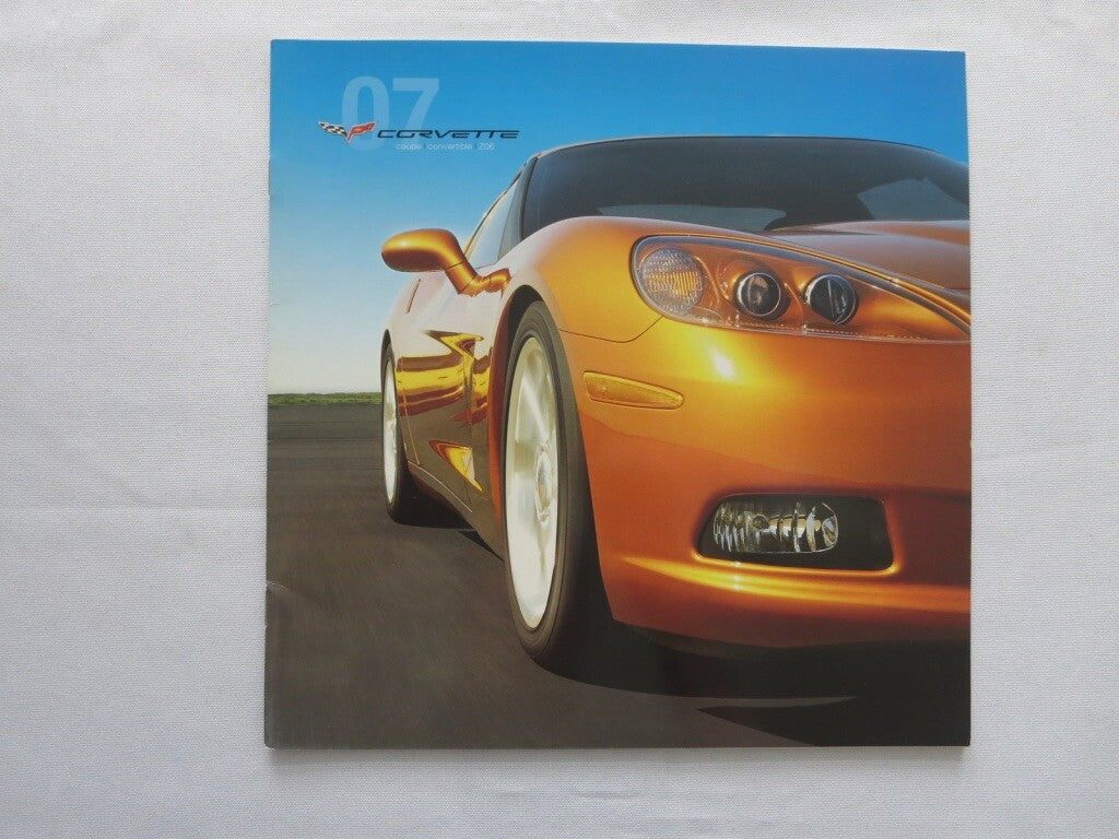 2007 Chevrolet Corvette Brochure Catalog Coupe Convertible Z06