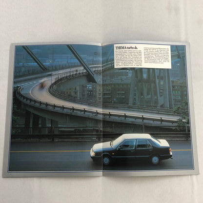 Lancia Thema Car Sales Brochure Catalog German Turbo V6 i.e.