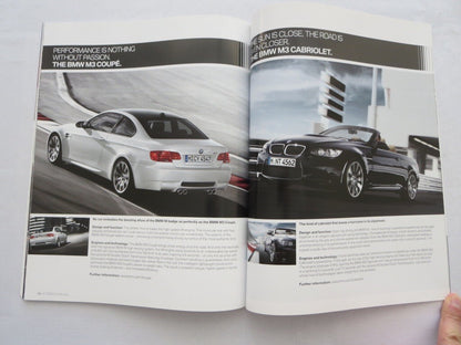 2011 BMW Sales Brochure 1 3 5 6 7 Series X1 X3 X5 X6 M3 X5M Z4 Convertible +