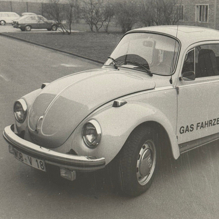 Vintage Volkswagen Beetle VW Bug Car Photo Photograph Print 1977