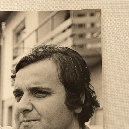 Vintage Abarth Racing Photo Photograph Drivers Johannes Ortner Franco Pilone