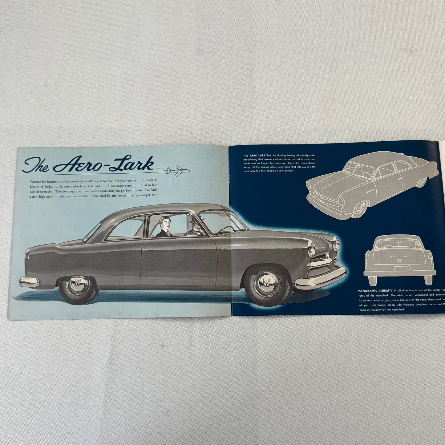 Willys Aero Lark Car Sales Brochure Catalog Vintage Advertising Willys Overland