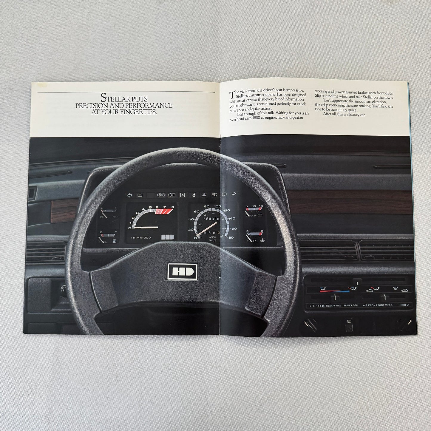 Vintage Hyundai Stellar Car Brochure Canadian Market Vintage Advertising