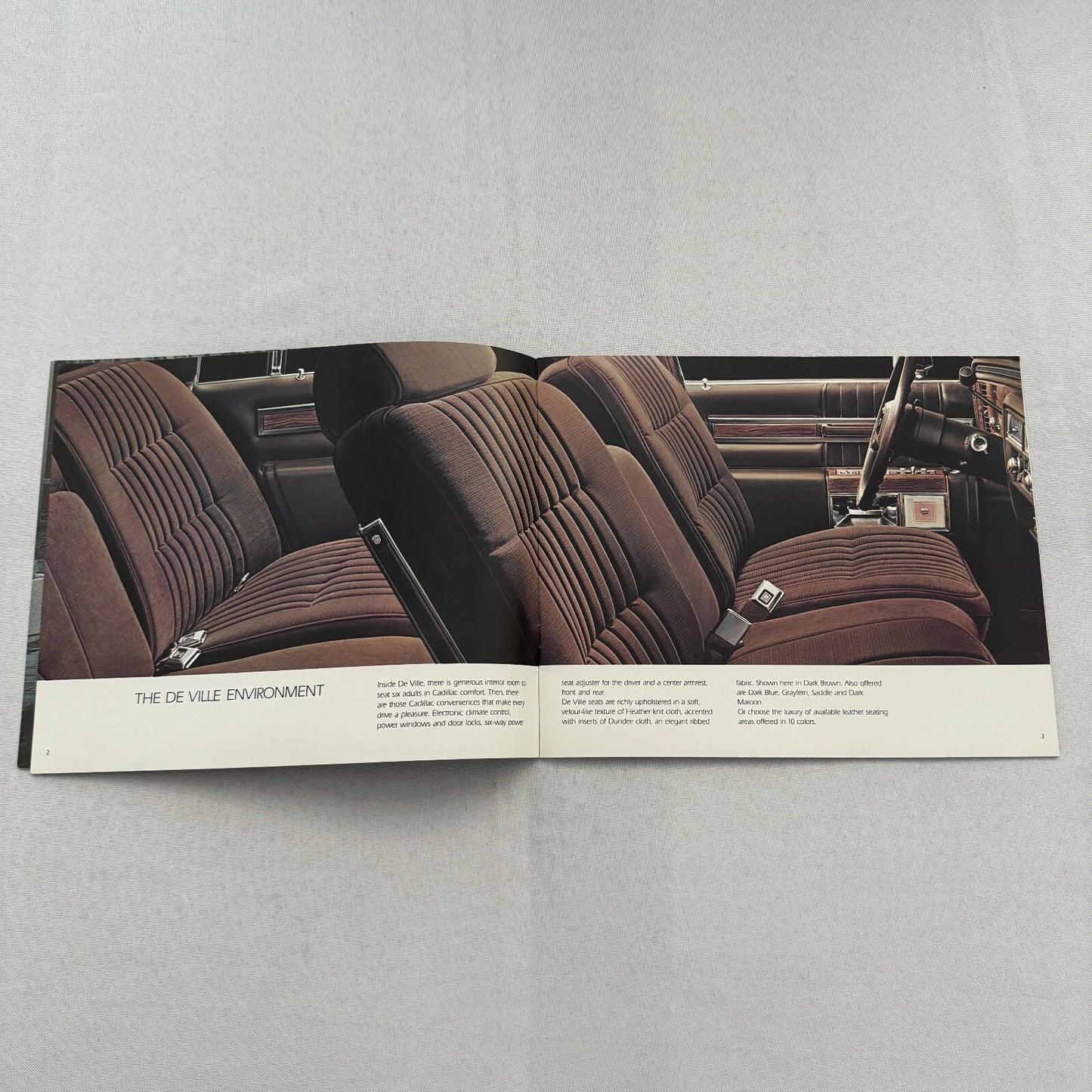 1984 Cadillac Sales Brochure Catalog Sedan Coupe DeVille Fleetwood Brougham