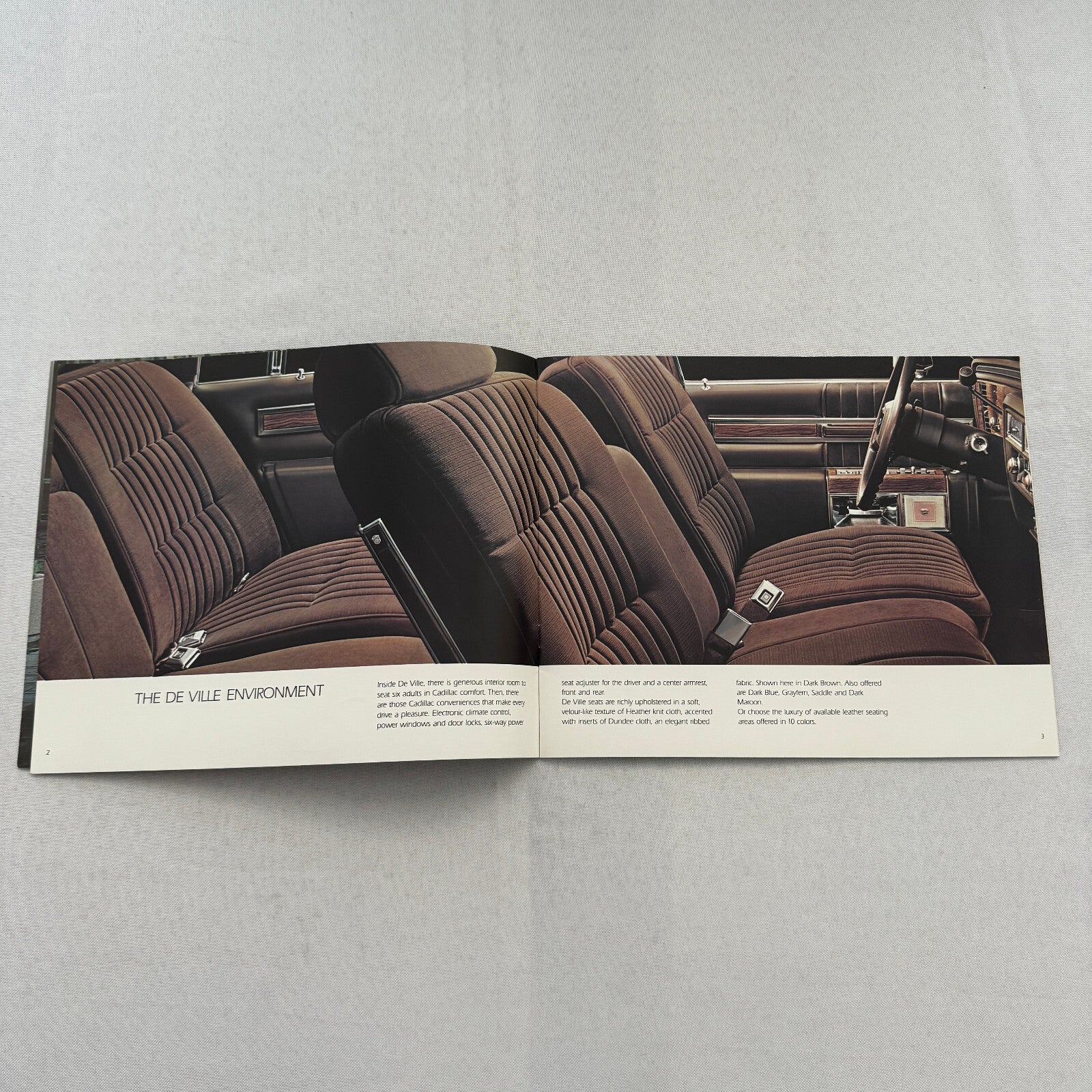 1984 Cadillac Sales Brochure Catalog Sedan Coupe DeVille Fleetwood Brougham