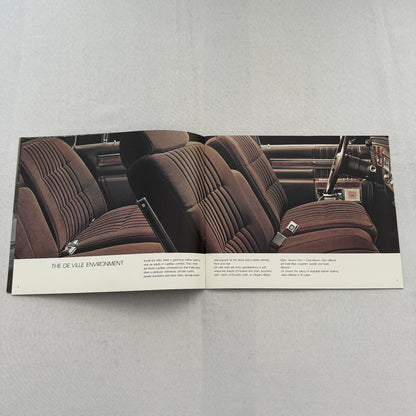 1984 Cadillac Sales Brochure Catalog Sedan Coupe DeVille Fleetwood Brougham