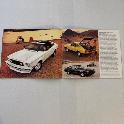 1978 Ford Mustang II Sales Brochure Catalog Mustang Cobra King Cobra Mach 1 Ghia