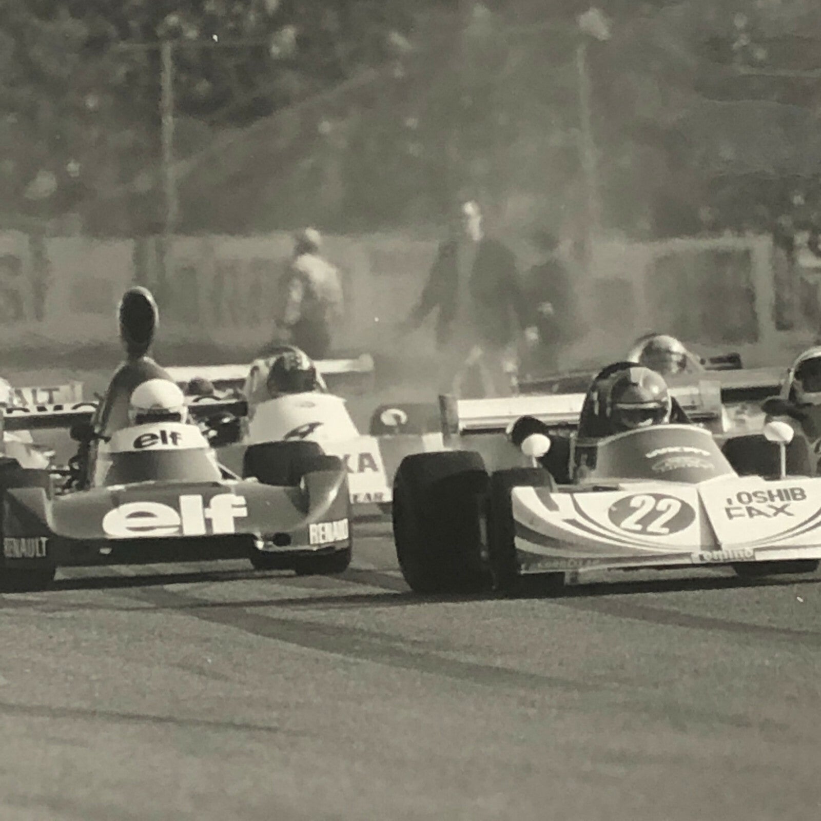 Vintage 1976 Formula 2 F2 Hockenheim Grand Prix Racing Photo Photograph Cars