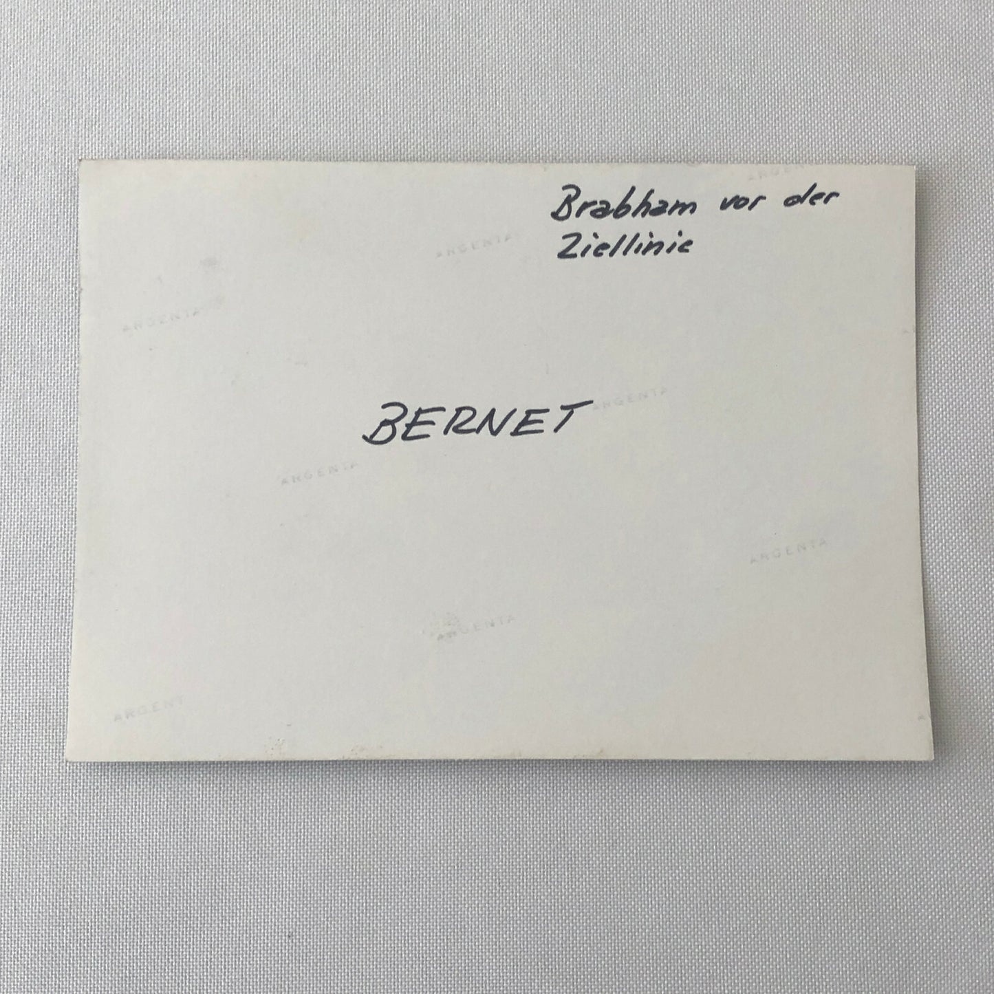 Vintage Racing Photo Photograph Jack Brabham Driver Car 