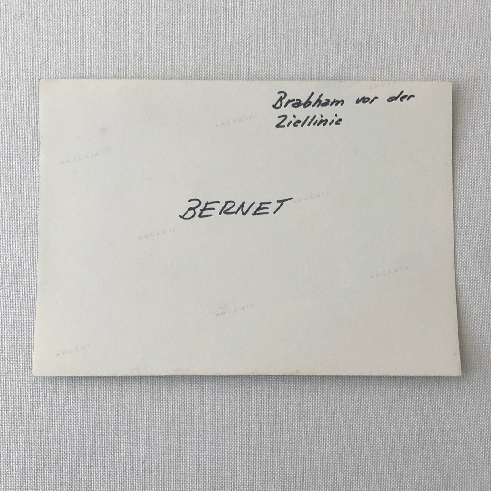 Vintage Racing Photo Photograph Jack Brabham Driver Car 