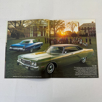 1973 Plymouth Fury Sales Brochure Catalog Gran Fury Coupe Sedan Fury III II I