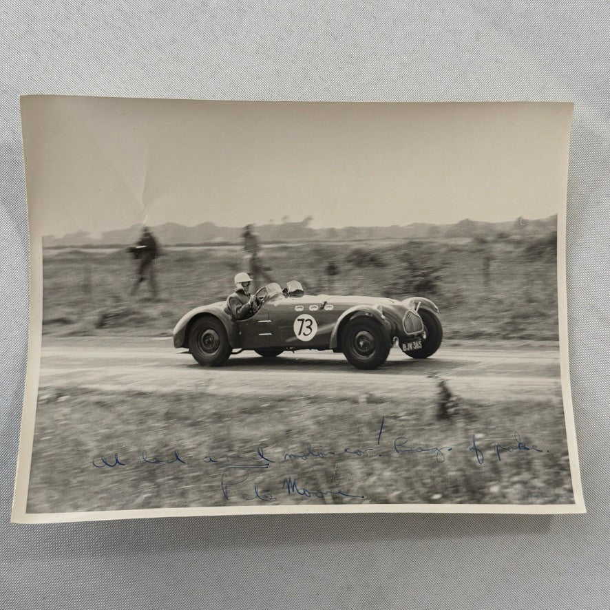 Vintage Allard Car Racing Photo Photograph Possibly Signed Pete Moore