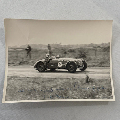 Vintage Allard Car Racing Photo Photograph Possibly Signed Pete Moore