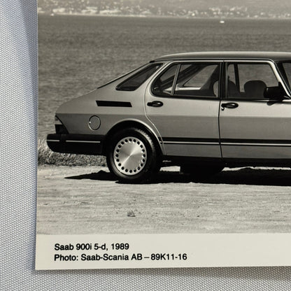 1989 Saab 900i 5 Door Car Automobile Factory Press Photo Photograph Saab 900 i