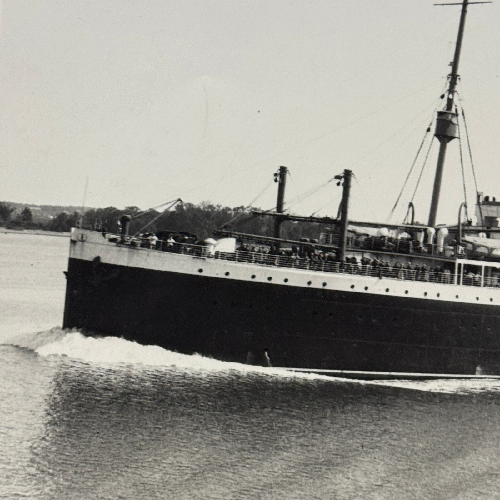 Cunard White Star Line SS RMS Alaunia Ship Boat Press Photo Photograph 1925