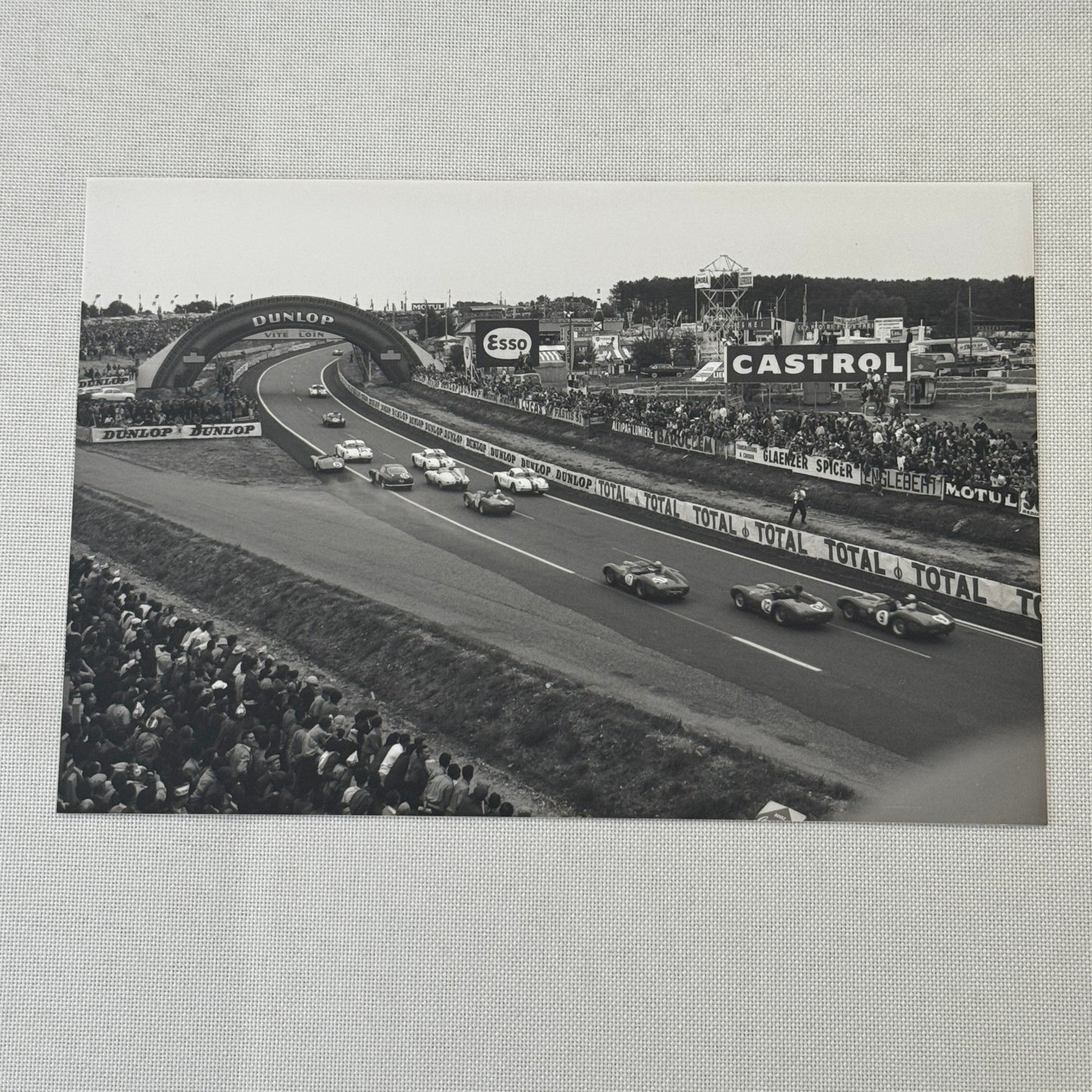 1960 LeMans Racing Photo Photograph Vintage Image Modern Print