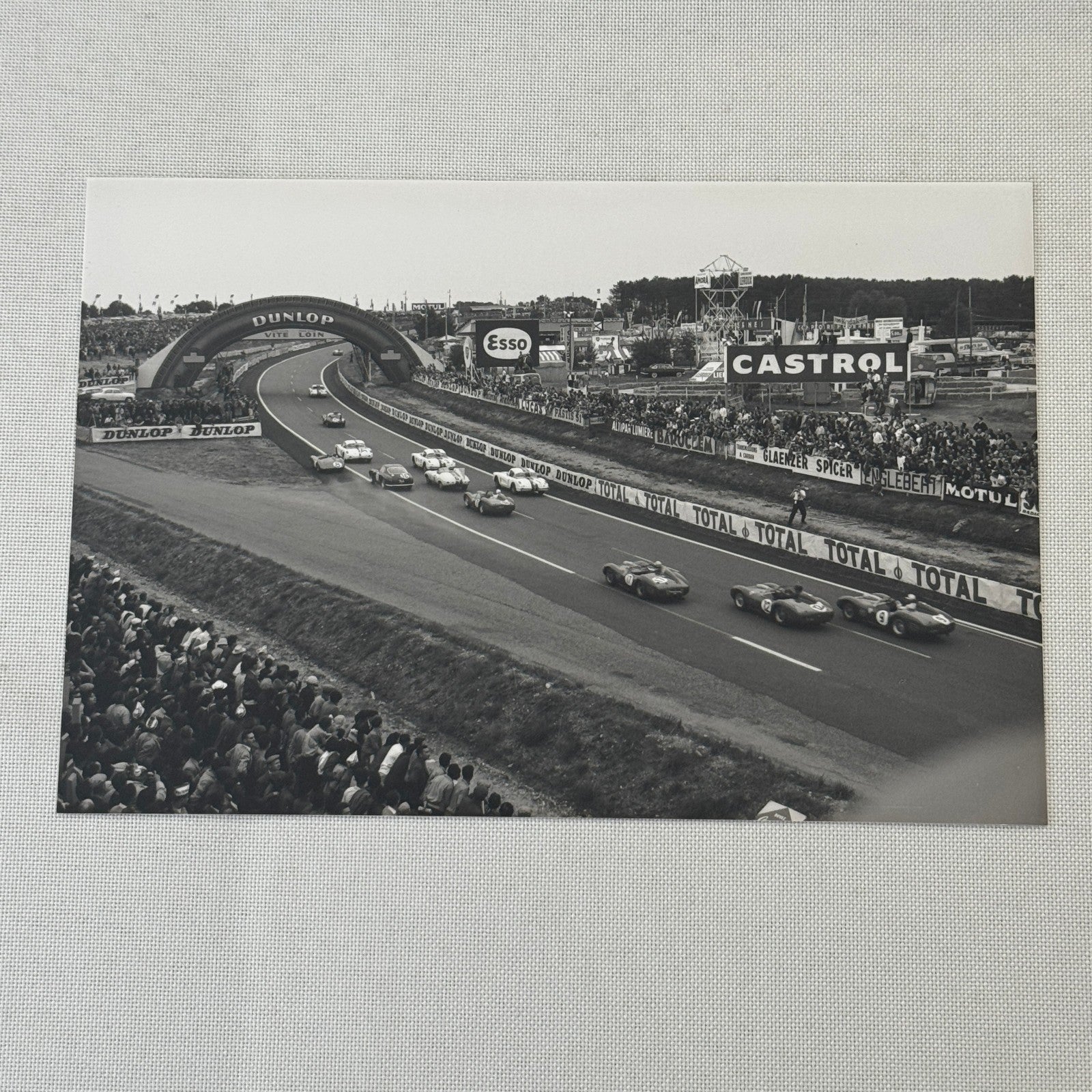 1960 LeMans Racing Photo Photograph Vintage Image Modern Print