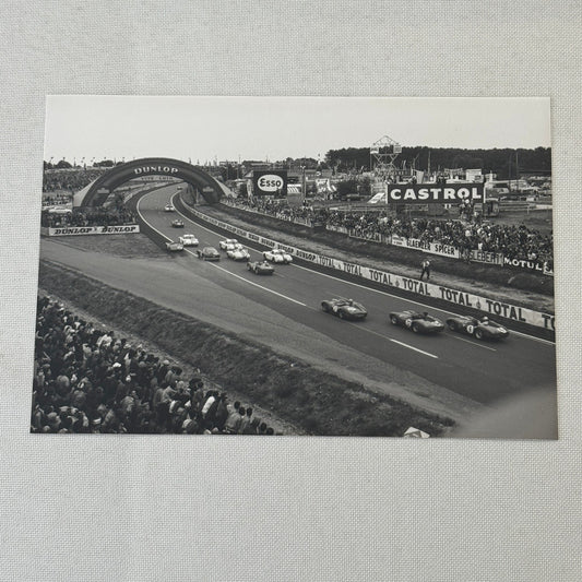 1960 LeMans Racing Photo Photograph Vintage Image Modern Print