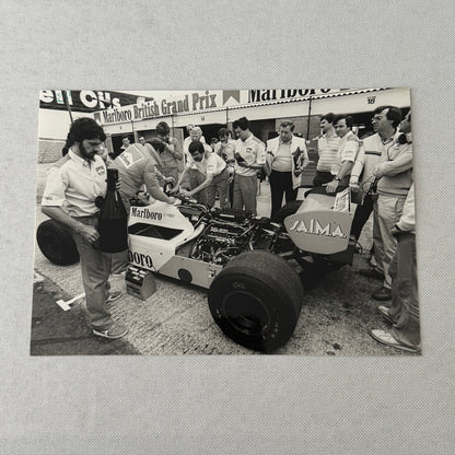 McLaren Porsche Tag Turbo Racing Car Photo Photograph Print 1983