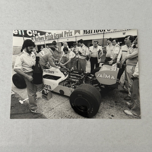 McLaren Porsche Tag Turbo Racing Car Photo Photograph Print 1983