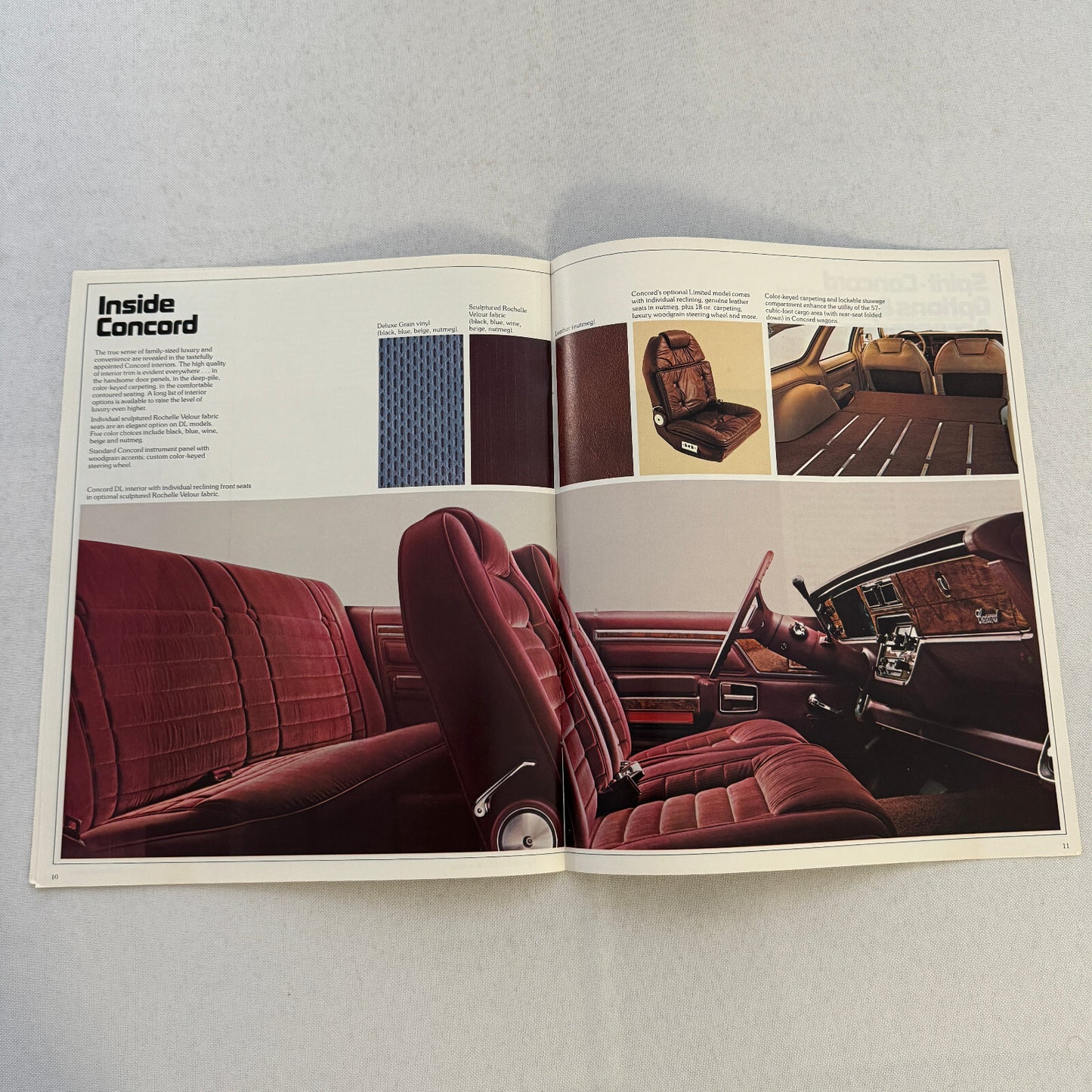 1981 AMC American Motors Spirit Concord Sales Brochure Catalog Advertising