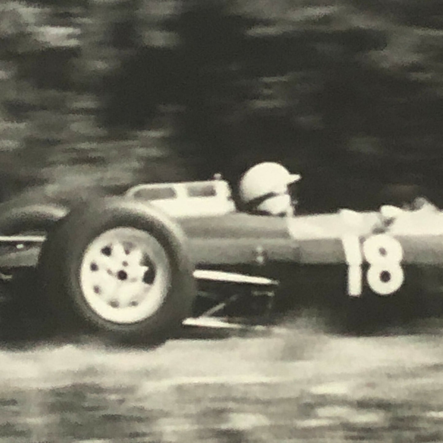 Vintage Grand Prix Racing Car Photo Photograph Print 