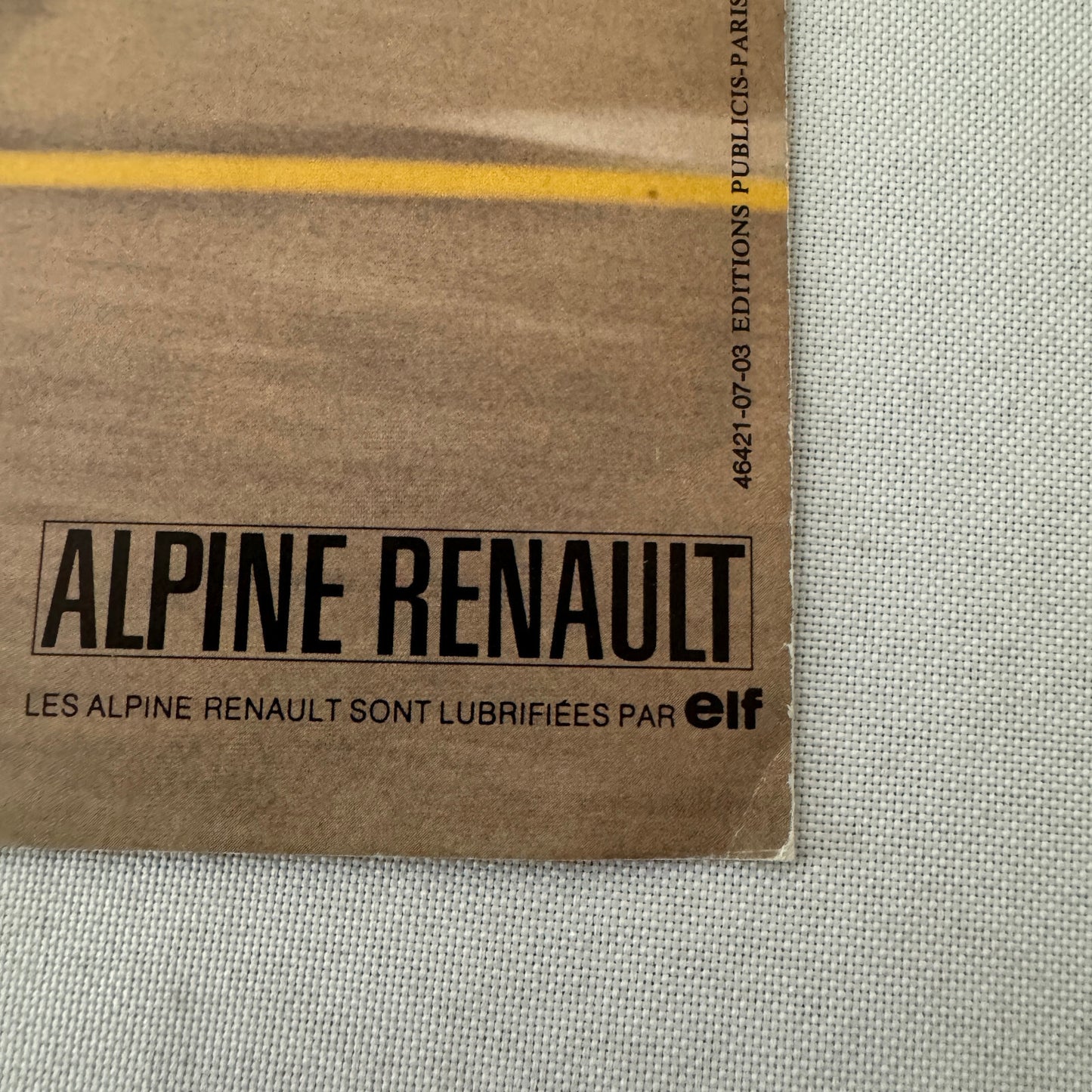 Renault Alpine Racing Car Sales Brochure Catalog Monte Carlo Rally Rallye FRENCH