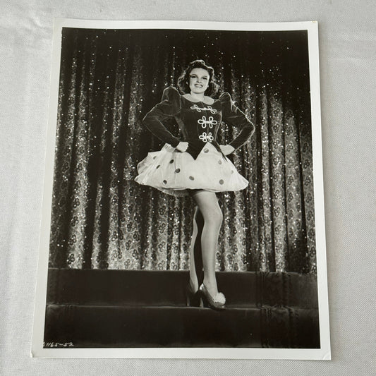 Vintage Actress Photo Photograph Print Beautiful Judy Garland