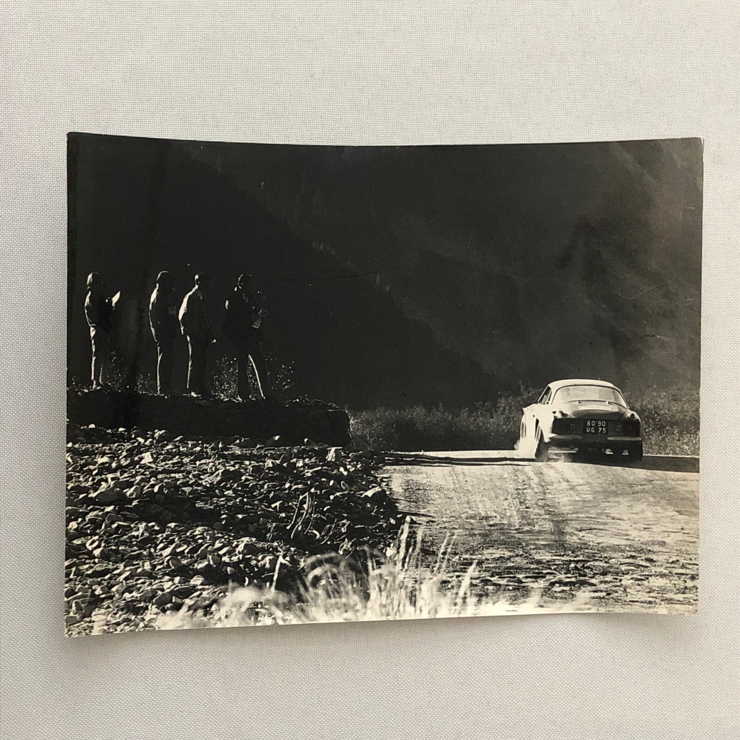 Vintage Renault Alpine Racing Car Press Photo Photograph Print 
