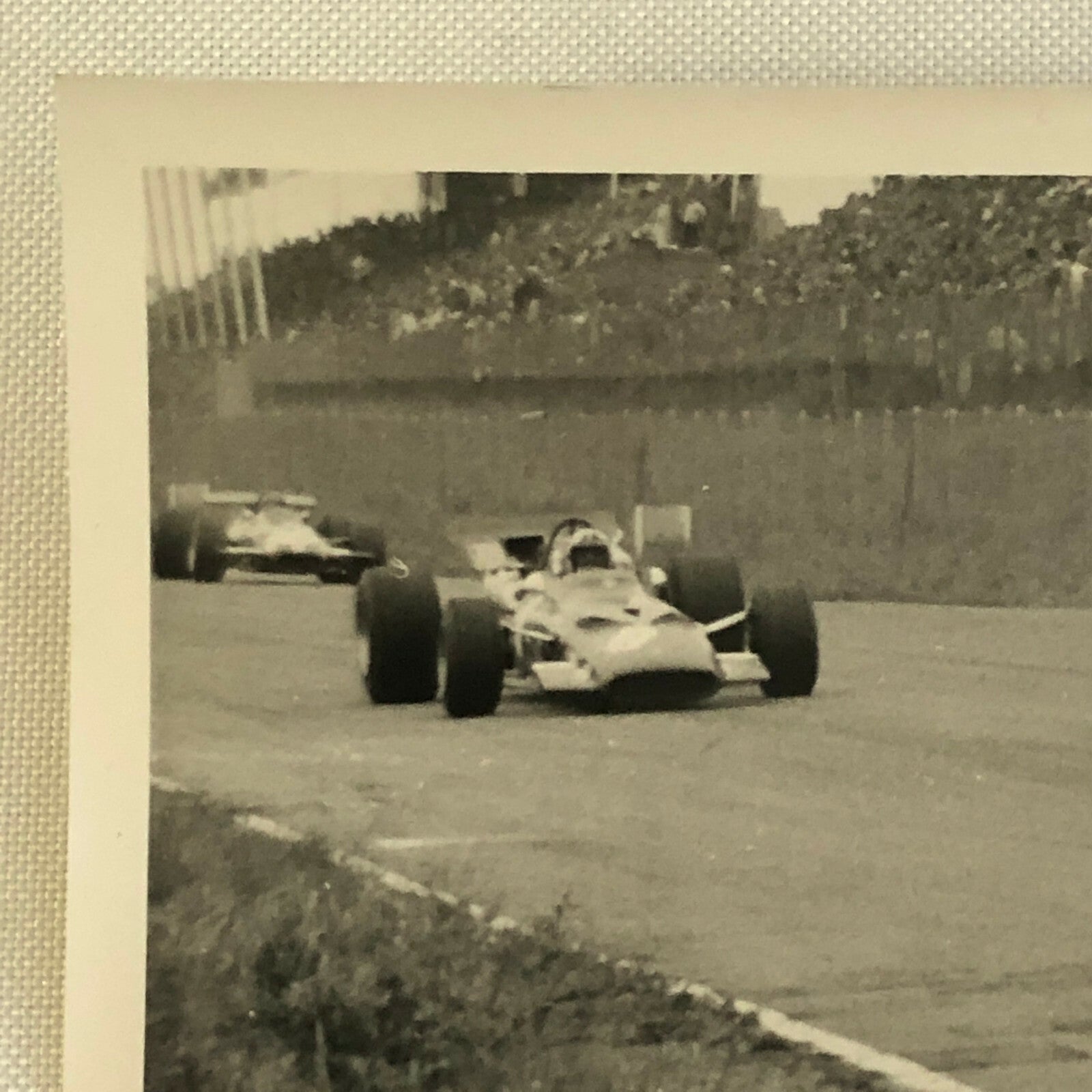 Vintage Grand Prix Racing Car Driver Photo Photograph Print 