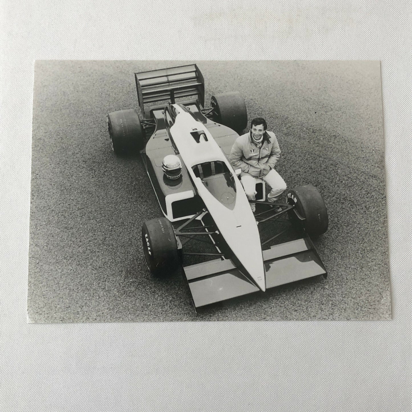 Vintage Brabham Racing Olivetti BMW BT 56 Race Car Press Photo Photograph 
