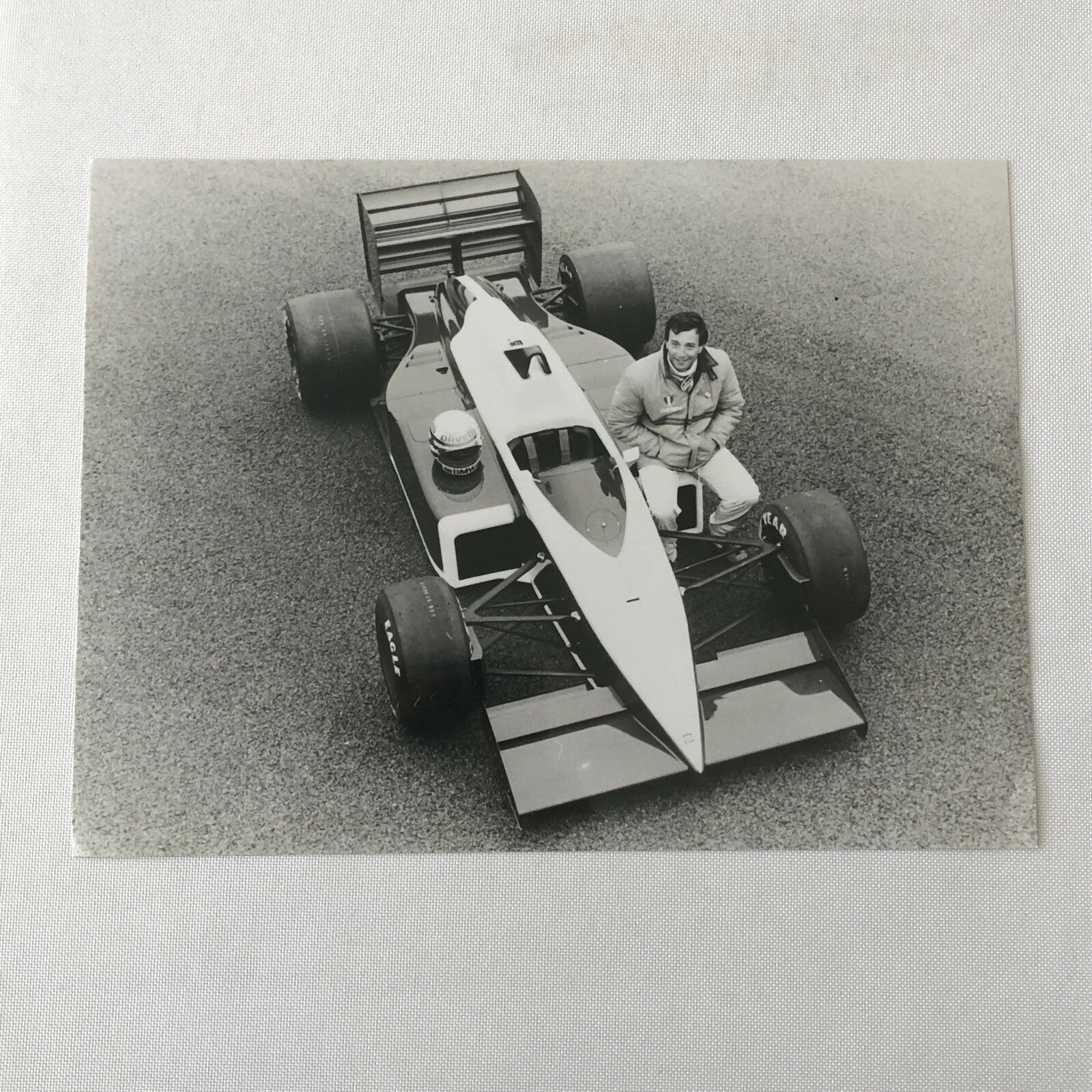 Vintage Brabham Racing Olivetti BMW BT 56 Race Car Press Photo Photograph 