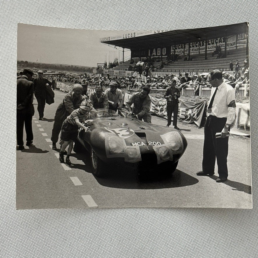 Vintage Racing Photograph Unidentified Race Car Driver Rodolfo Mailander Photo