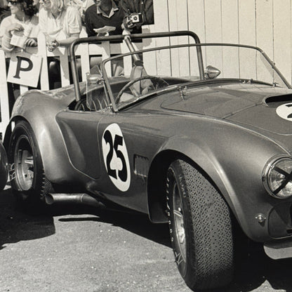 Shelby Cobra Racing Photo Roy Salvadori 1964 TT Race Photograph Modern Print