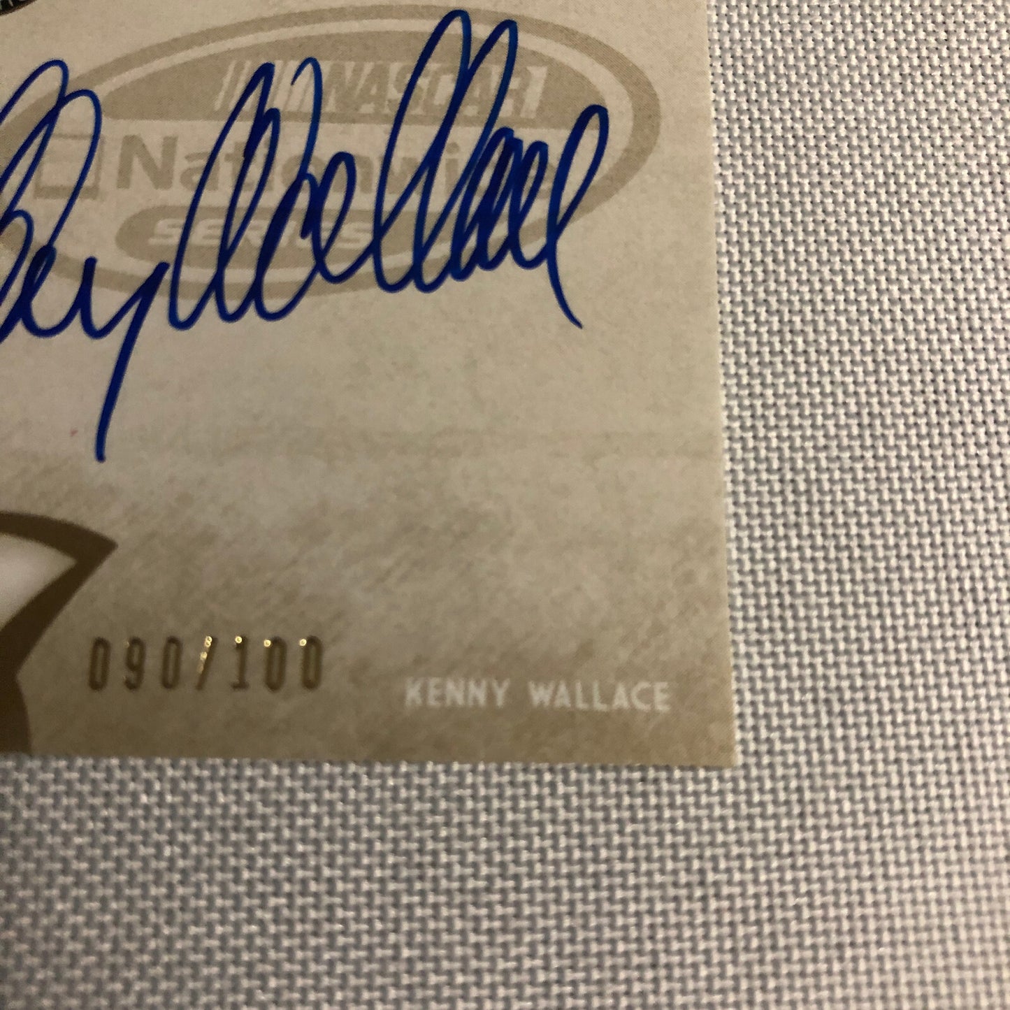 2011 Press Pass Fanfare Autograph Kenny Wallace Signed Signature Auto NASCAR