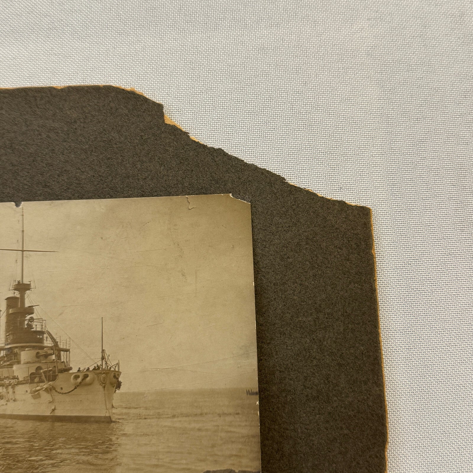 Vintage Boat Ship Photograph Nautical Antique Photo On Board