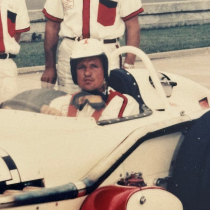 Vintage Indy Racing Photo AJ Foyt 1962 Car Motorsport Modern Print