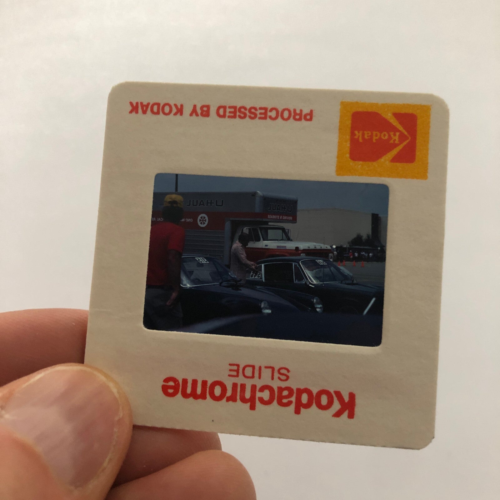 Porsche 911 Car Show 35mm Photo Slide Vintage 1981