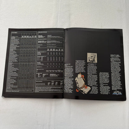 1983 Toyota Tercel Car Sales Brochure Catalog SR5 Wagon Liftback 4WD Vintage