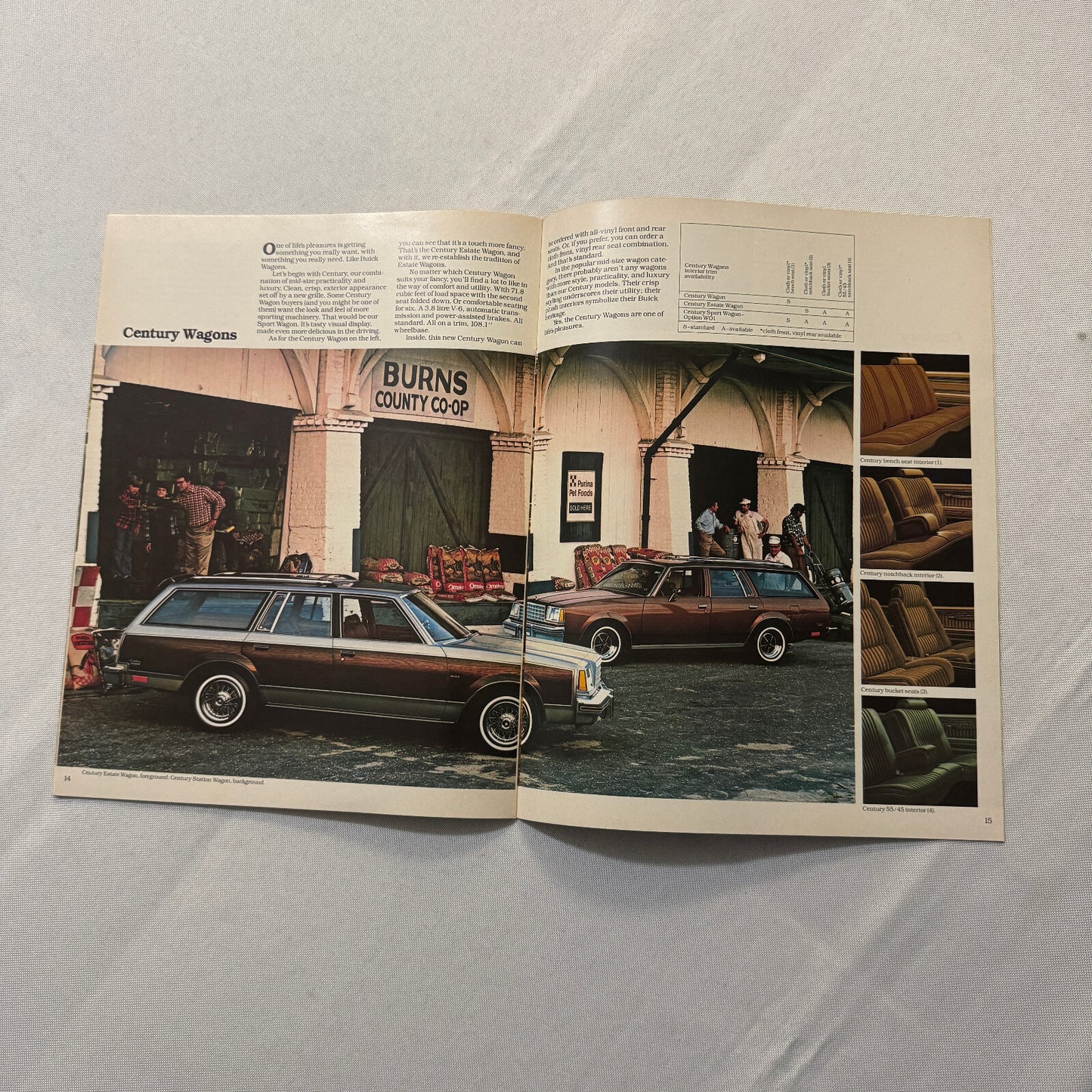 1980 Buick Regal and Century Car Sales Brochure Catalog Advertising