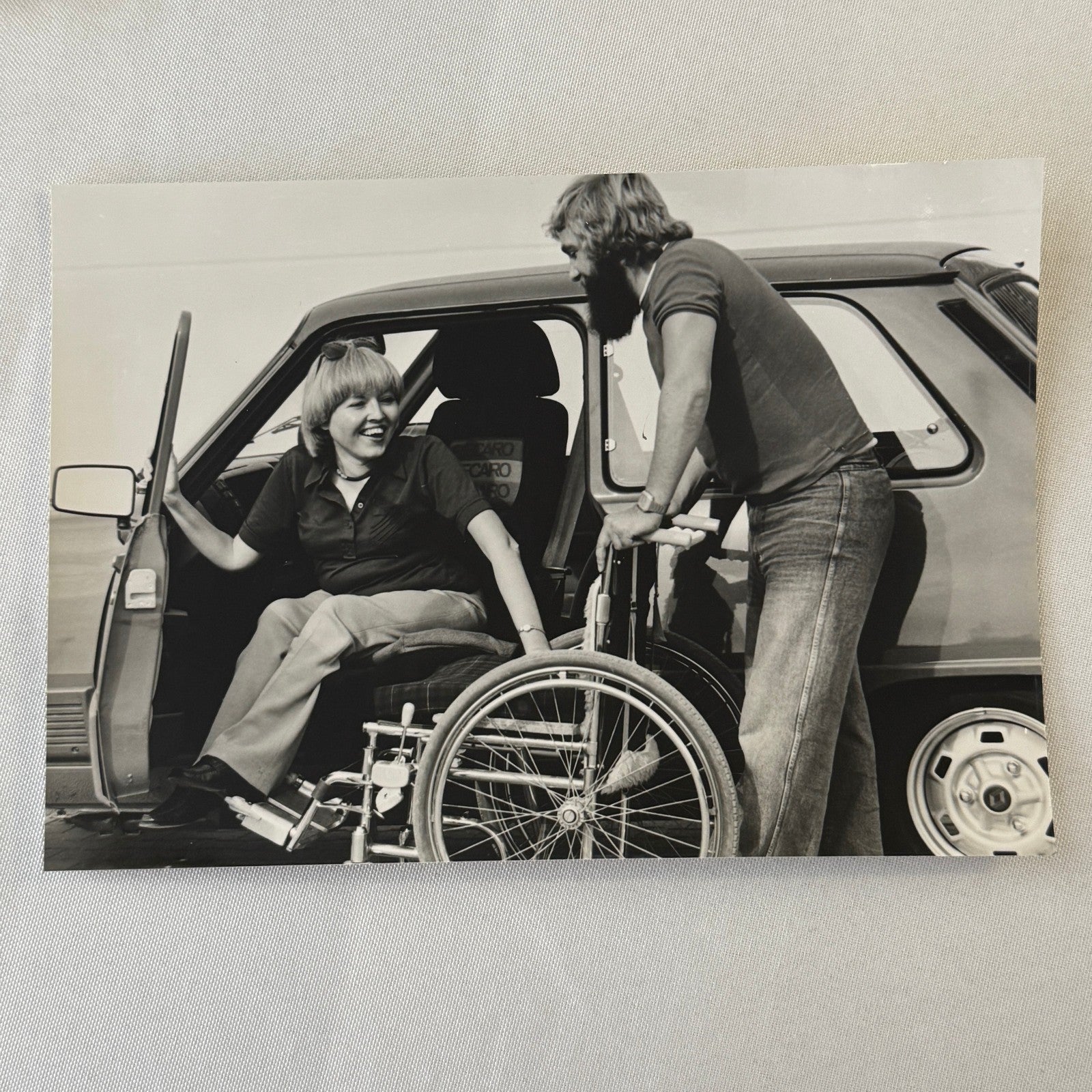 1981 Renault Disabled Driver Car Press Kit Brochure Photos Renault 5 18 Fuego