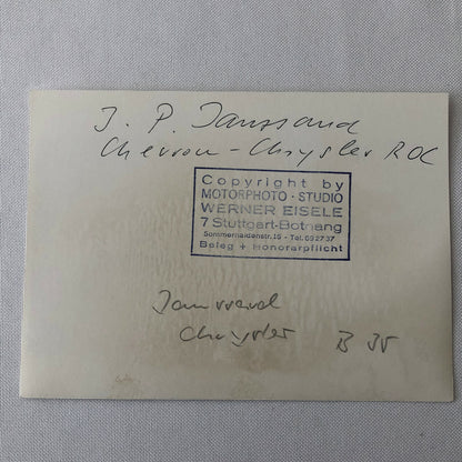 Vintage 1976 Formula 2 F2 Hockenheim Racing Photo Photograph Chevron Chrysler 