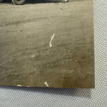 Vintage Photograph Photo Print Family with Early Car Automobile European