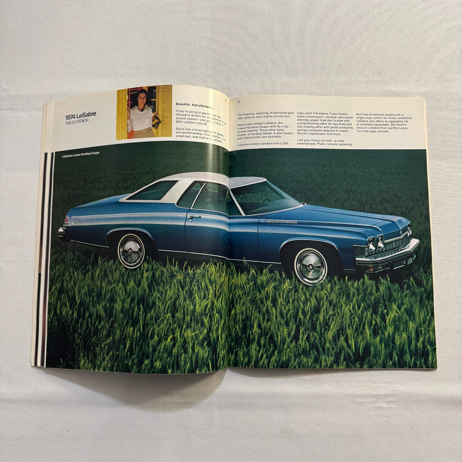 1974 Buick Sales Brochure Catalog Estate Wagon Electra Riviera Apollo Regal +