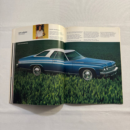 1974 Buick Sales Brochure Catalog Estate Wagon Electra Riviera Apollo Regal +