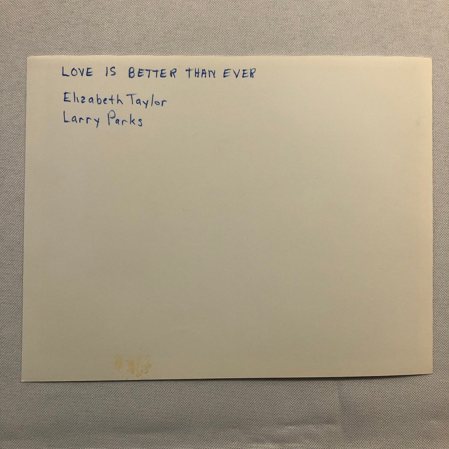 Elizabeth Taylor Larry Parks Love is Better than Ever Movie Film Photo Print